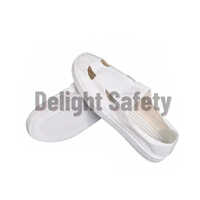 Cleanroom Esd Shoes - Durable Rubber Material, Customized Size, Crisp White Color | 1-year Warranty For Industrial Protection