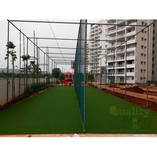 Artificial Turf Cricket Pitch - Synthetic Material, 2.4m x 25m Size | Durable PVC Coated Design, Ideal for Professional Practice