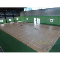 Badminton Court Wooden Flooring