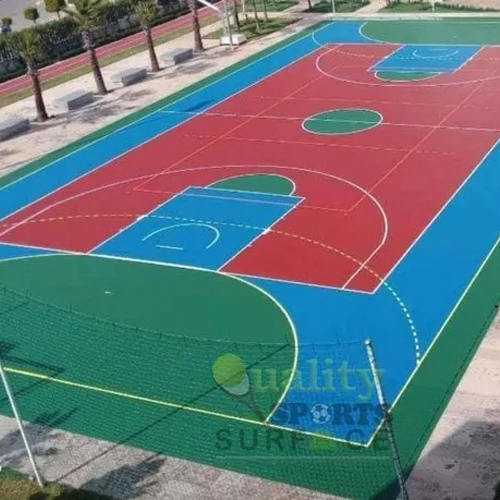 Outdoor Basketball Court Flooring