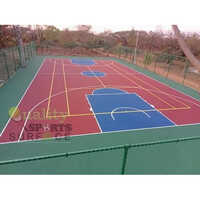 Outdoor Basketball Court Flooring