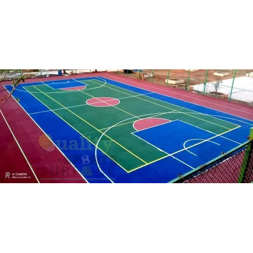 Outdoor Basketball Court Flooring