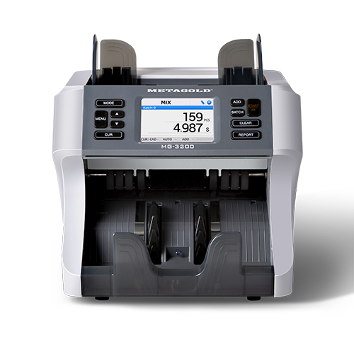 Metagold Mg 3200 Mixed Denomination Multi-currency Bill Counter - Feature: High Accuracy