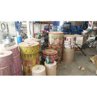 Printed Paper Raw Materials Roll - Color: Multi Colour