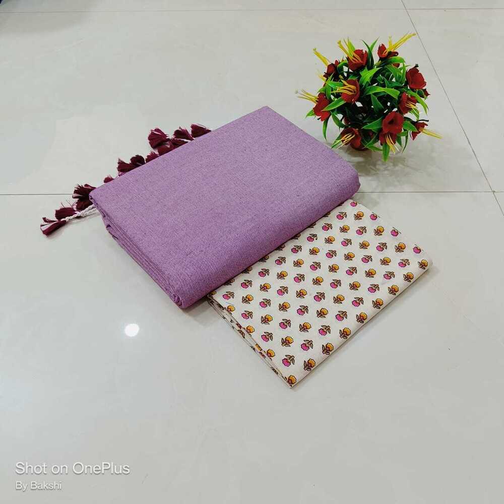 Khadi Cotton Sarees - Color: 100 Colours Options Available