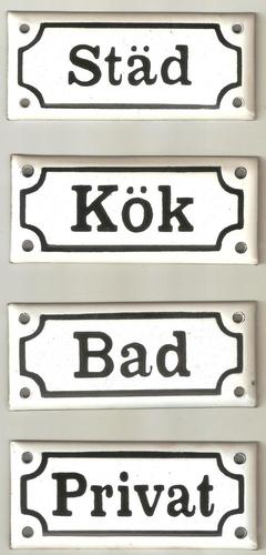 विट्रियस एनामेल्ड साइन बोर्ड