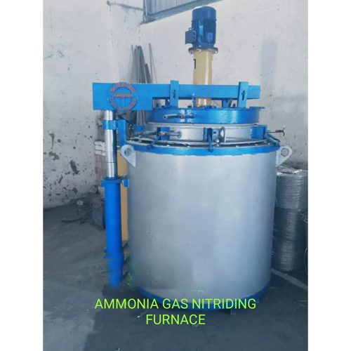 Aluminium Electric Ammonia Gas Nitrading Furnace, Material Loading Capacity 200 Kg - Color: Grey