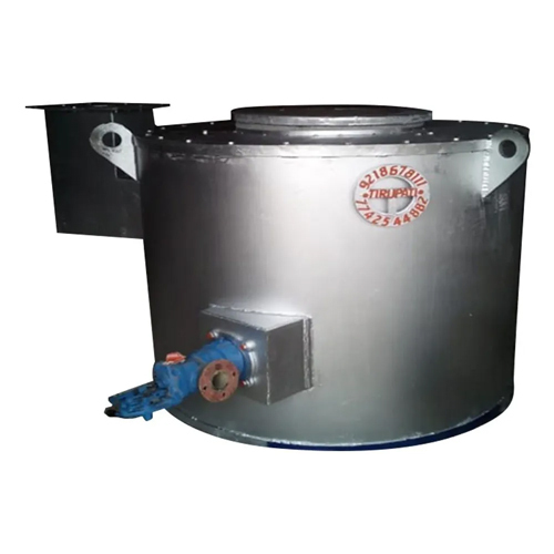 Aluminium Fix Type Crucible Furnace - Color: Silver