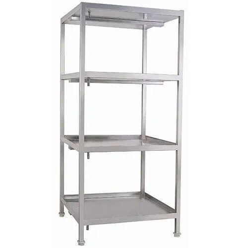 Silver Stainless Steel Rack