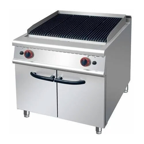 Commercial Lava Rock Gas Grill - Automatic Grade: Semi Automatic