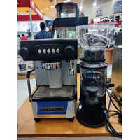 Bean To Cup Coffee Machine - Color: Silver And Blue