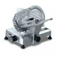 Commercial Meat Slicer - Stainless Steel, Standard Size, Silver Color | Semi-automatic Operation, Electric Power Source, 1100 Volt Usage In Restaurants
