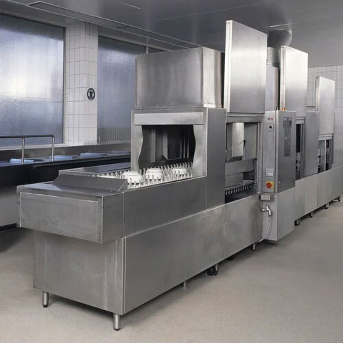 Stainless Steel Commercial Dishwashers - Color: Silver