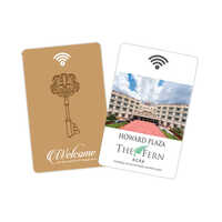 Proximity Hotel Key Card - Plastic, 85.72mm x 53.97mm, Multicolor