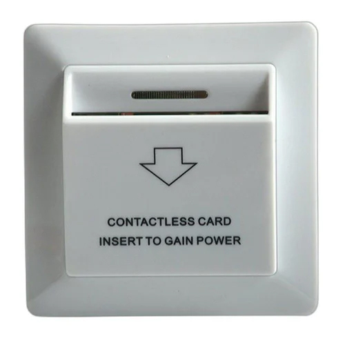 Energy Saving Hotel Key Card Switch - Color: White