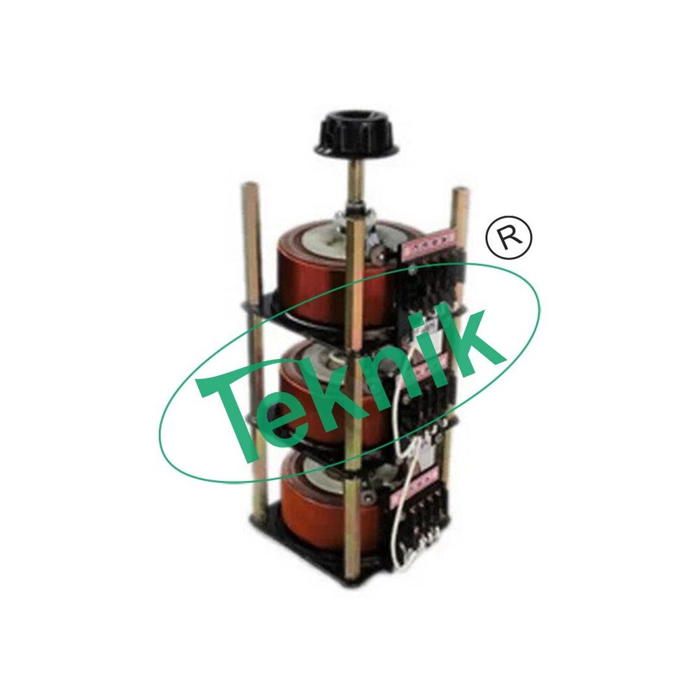 Variac 2 Amps Three Phase - Color: Black Brown