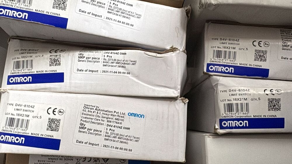 OMRON, LIMIT SWITCH, D4V-8104Z