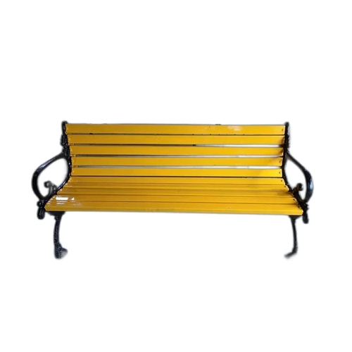 Outdoor Garden Bench - Color: Yellow