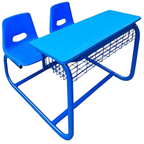 School Blue  Benches