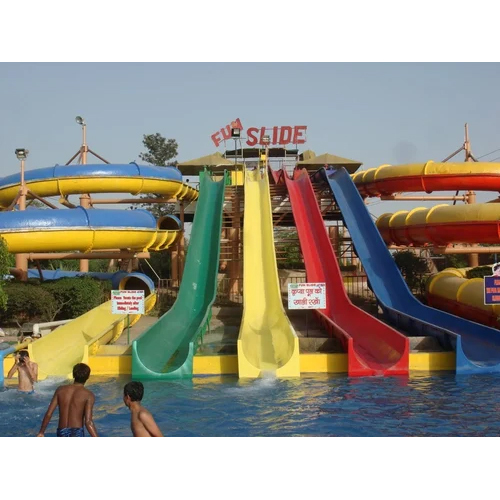 Outdoor Water Park Slide