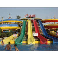 Outdoor Water Park Slide