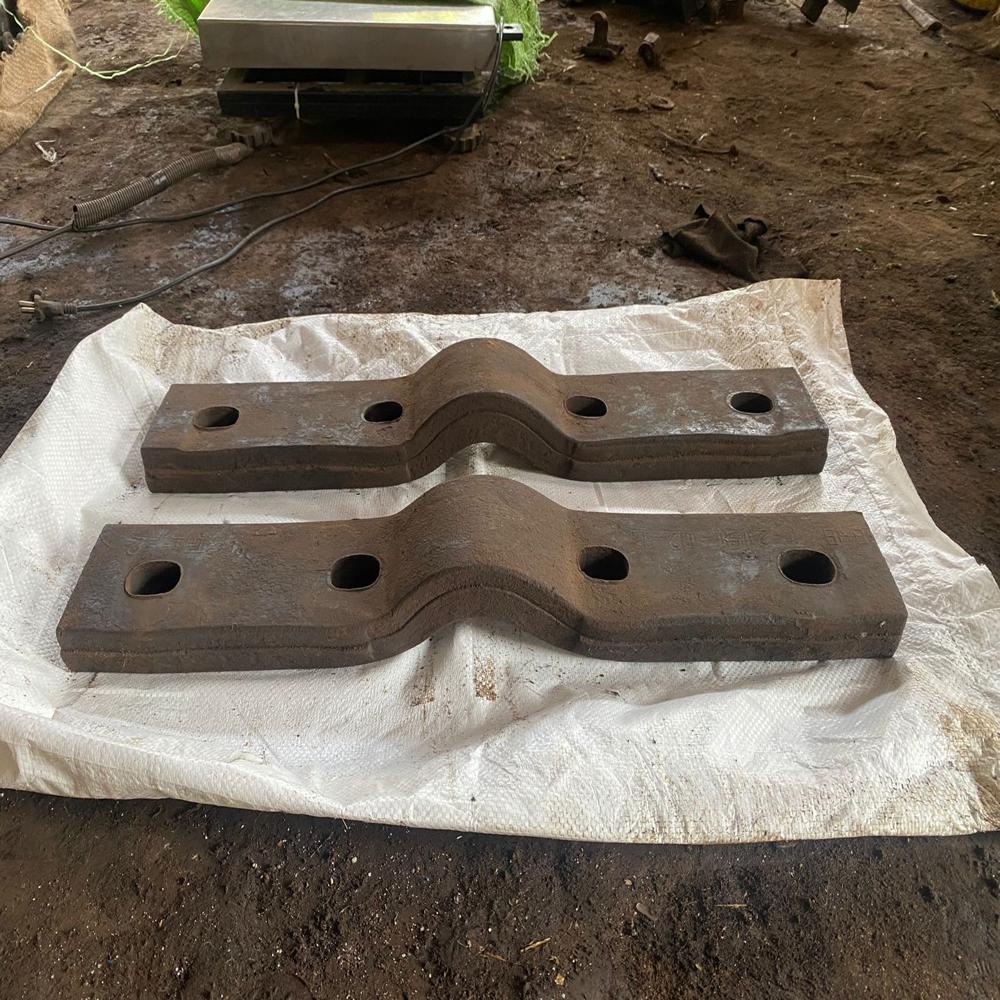 60 KG Joggled Fish Plate With Clamp