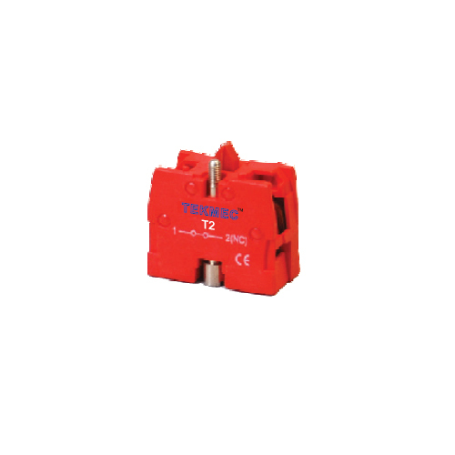 Red Rear Connection Contact Blocks