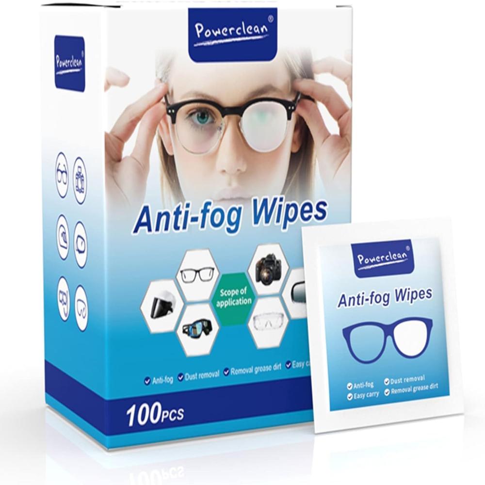 Anti Fog Wipes 100 Pcs For Goggles - Color: White