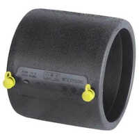 Electrofusion Coupler - Hdpe Material, Round Shape, Matte Black Finish | Ideal For Water And Gas Pipeline Integration In Industrial Applications
