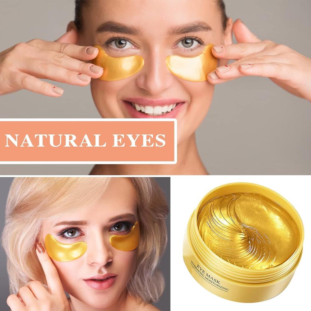 24K Gold Under Eye Patches for Dark Circles & Puffiness