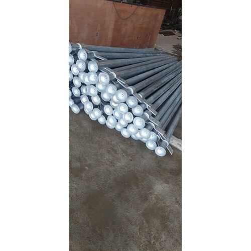 Hot Dip Galvanized Funnel Earthing - Color: Silver