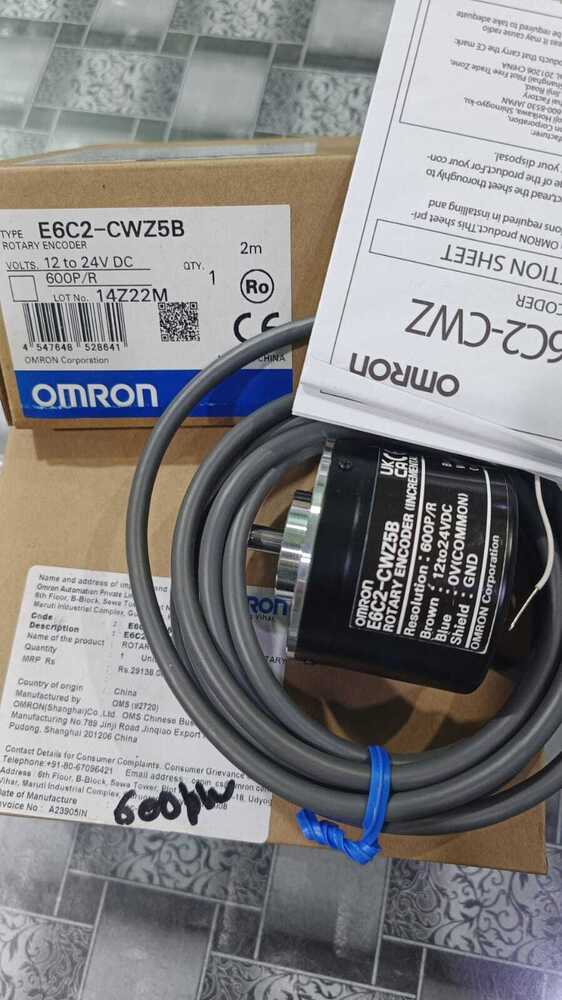 OMRON ROTARY ENCODER 12 TO 24VDC, E6C2-CWZ5B 600P/R