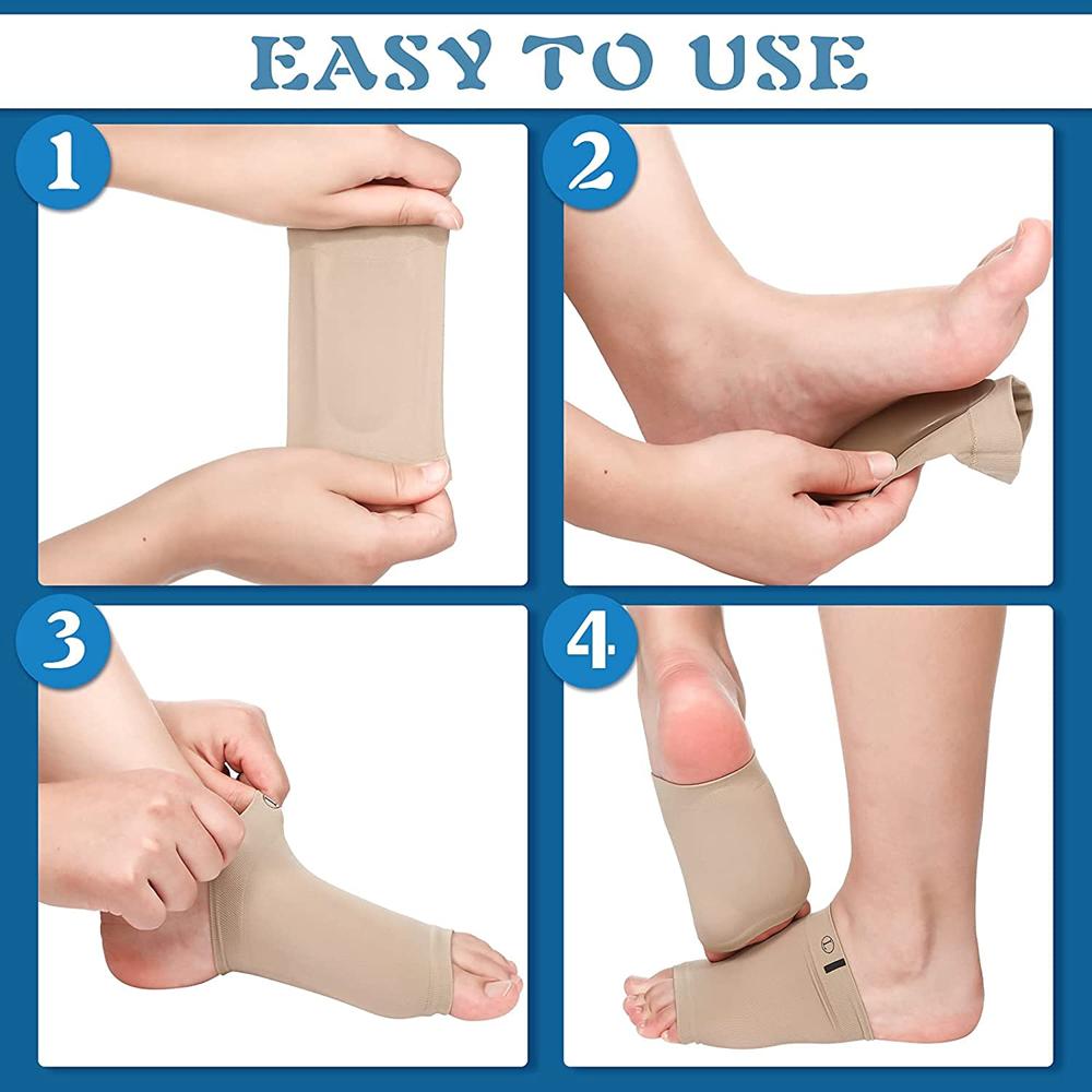 Arch Support Sleeve Cushion - Material: Silicon