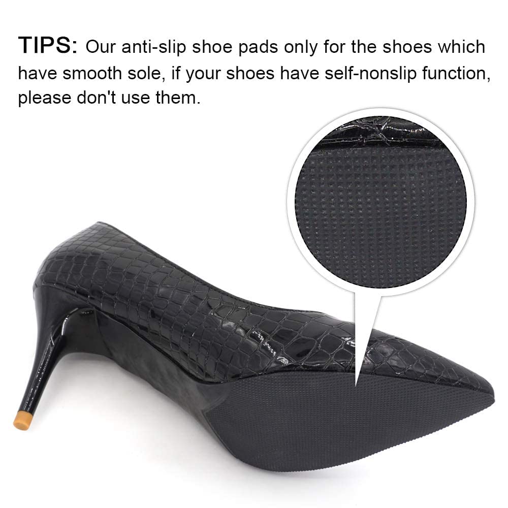 Non Slip Shoe Pads Grips - Color: Black