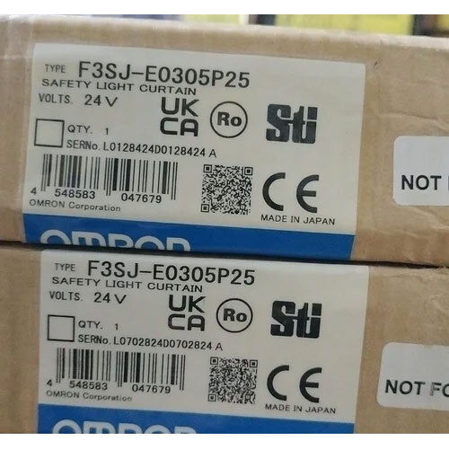 OMRON SAFETY LIGHT CURTAIN,F3SJ-E030525,F3SJ-E0185P25