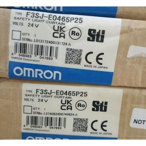 Omron Safety Light Curtain,F3Sj-E0465P25 - Application: Industrial