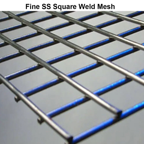 Fine SS Square Weld Mesh