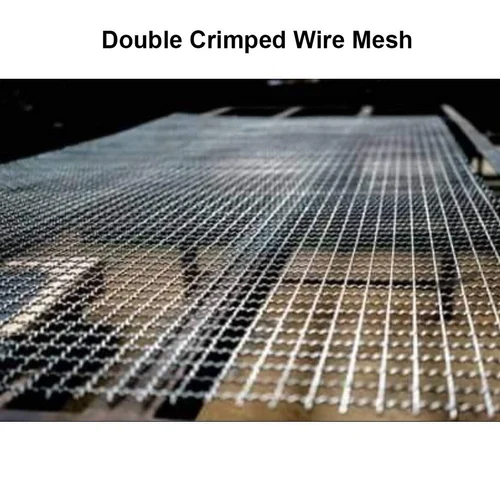 Double Crimped Wire Mesh - Color: Silver