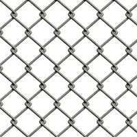 Diamond Wire Mesh - Stainless Steel, 300 Meters Length, Silver Color, 1.8mm Wire Diameter, Square Hole Shape | Galvanized Surface Treatment, Plain Mesh Style, Versatile For Fencing And Security