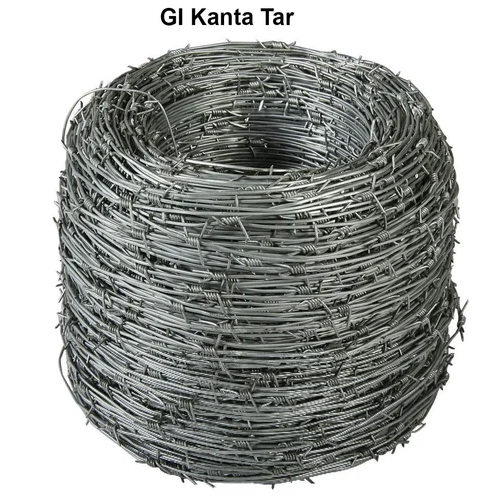 60 Gsm Gi Barbed Wires - Color: Silver