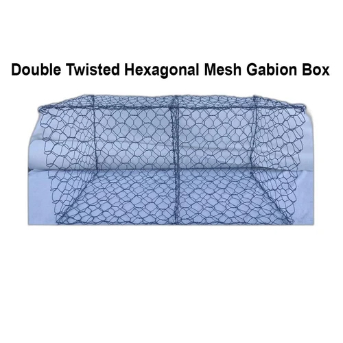 Double Twisted Hexagonal Mesh Gabion Box