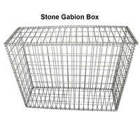 Stone Gabion Box - Color: Silver