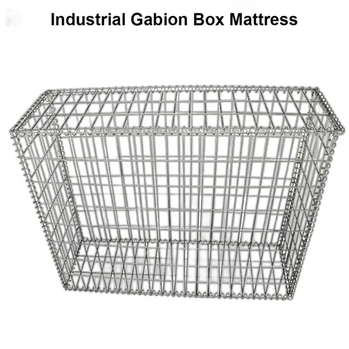 Industrial Gabion Box Mattress - Color: Silver