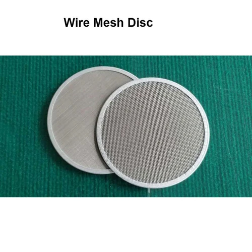 12 Gauge Wire Mesh Disc - Color: Silver