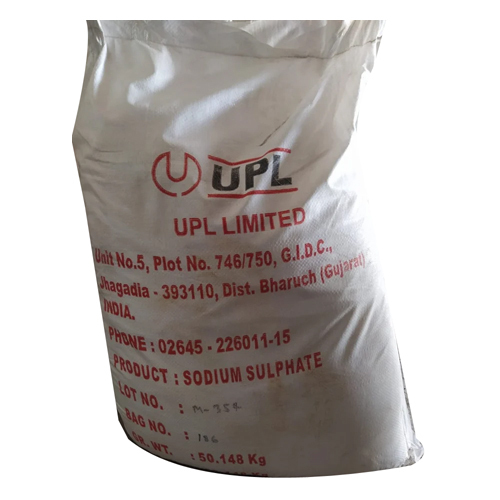 Sodium Sulphate - Industrial Grade Powder, Purity >99%, Highly Water Soluble, Store in Dry Place for Industrial Applications