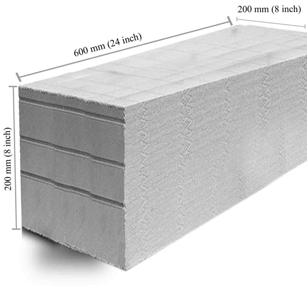 Autoclaved Aerated Concrete Construction Block