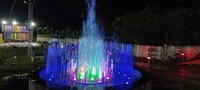 Indoor Musical Fountain - Stainless Steel, 5x5 Meters | 100 Lpm Water Pump, Led Rgb Lighting, 220v Power Supply, 500kg Weight
