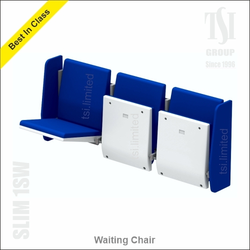 Lobby Waiting Chair - Cushioned, Metal Frame - Application: Airports