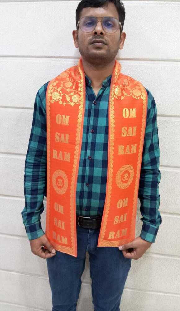 Om Sai Ram Polyester Patka