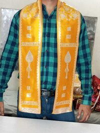 Om Sai Ram Polyester Patka